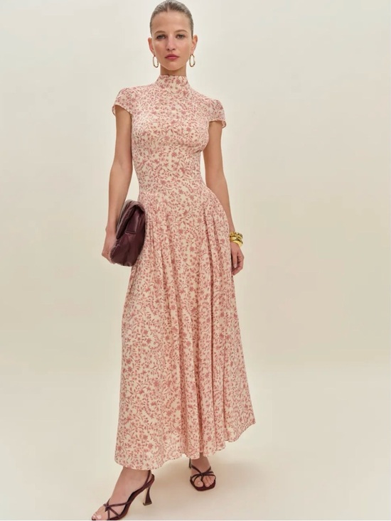 Reformation Dresses & Skirts - Reformation Pink Floral Maxi Dress